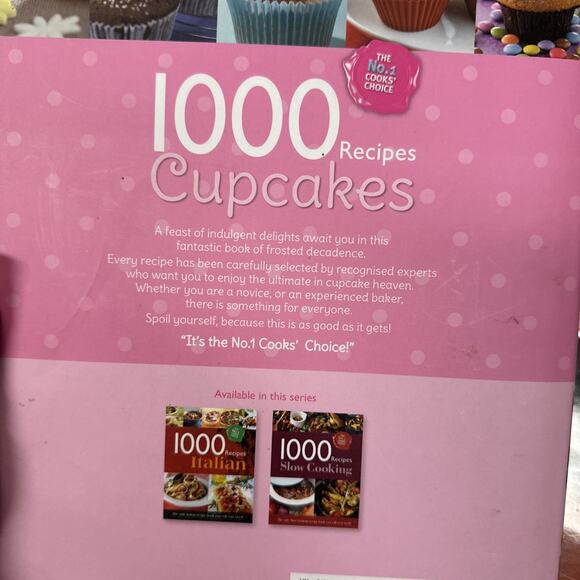 1000 Recipes - Cupcake Heaven - Large Format Hardback Book by Igloo Books - Picture 8 of 8